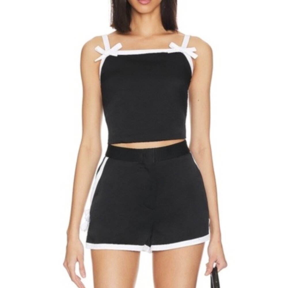 MSGM MILANO Cropped Tank Top ~Made in Italy SIZE 38 TALL/US 6~ $285 at Revolve